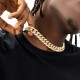  hiphop iced out jewelry necklace for man