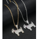 high quality hiphop iced  goat pendant