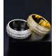 high quality luxury hiphop ice out bling ring